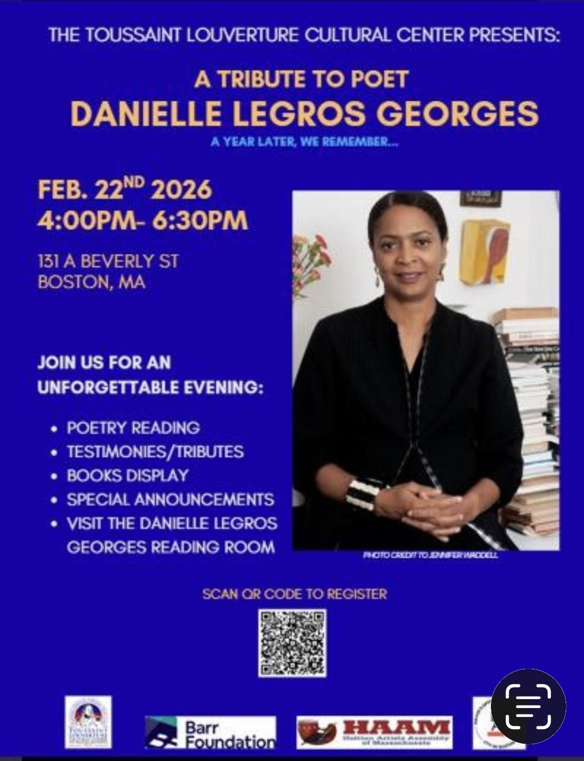 A Tribute to Poet Danielle Legros George