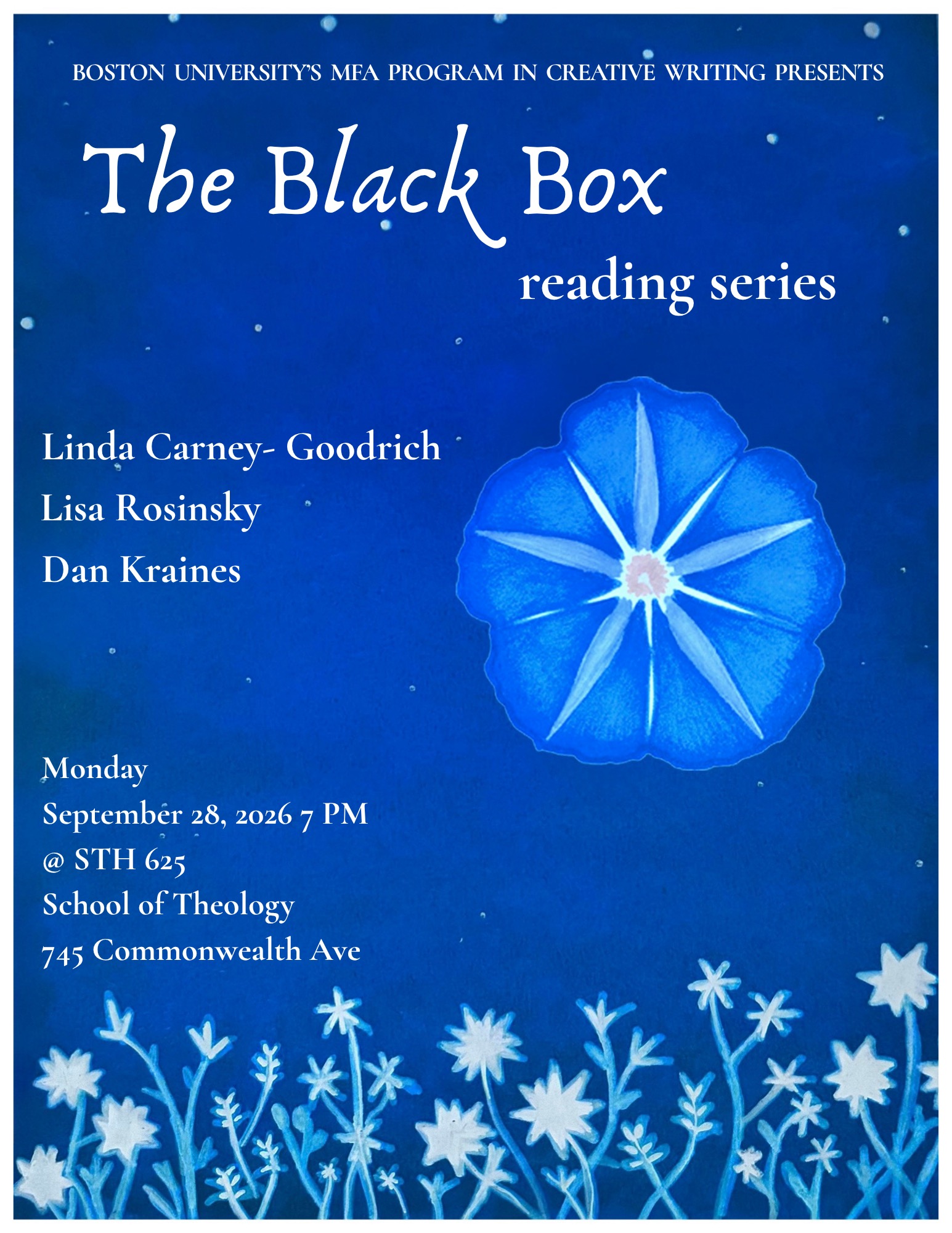 Boston University: The Black Box reading series